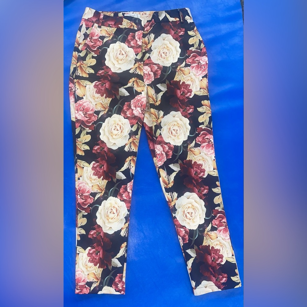 Ovi Floral Ankle Trouser Pants